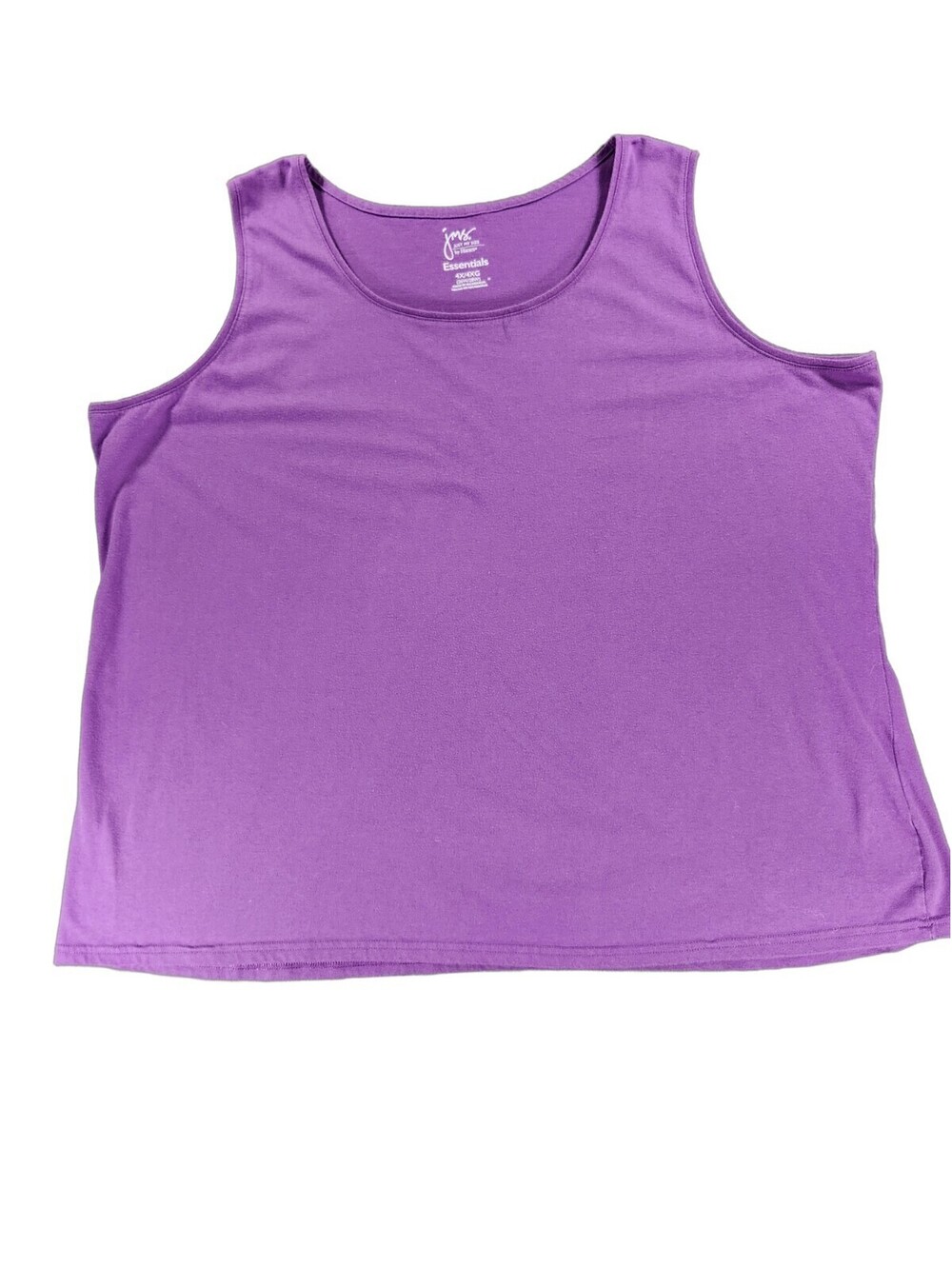 Just My Size Hanes Women's 4X Purple Sleeveless Tank Top 279